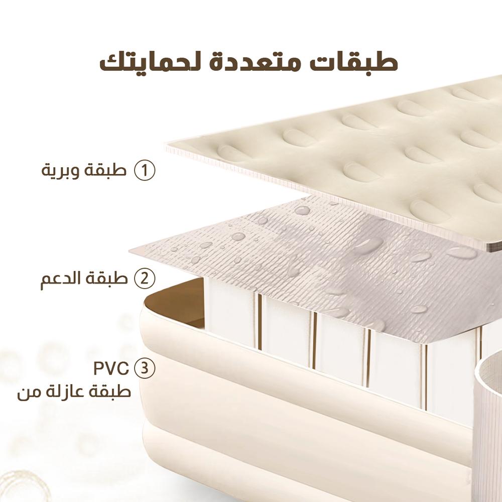 سرير واحد للنفخ